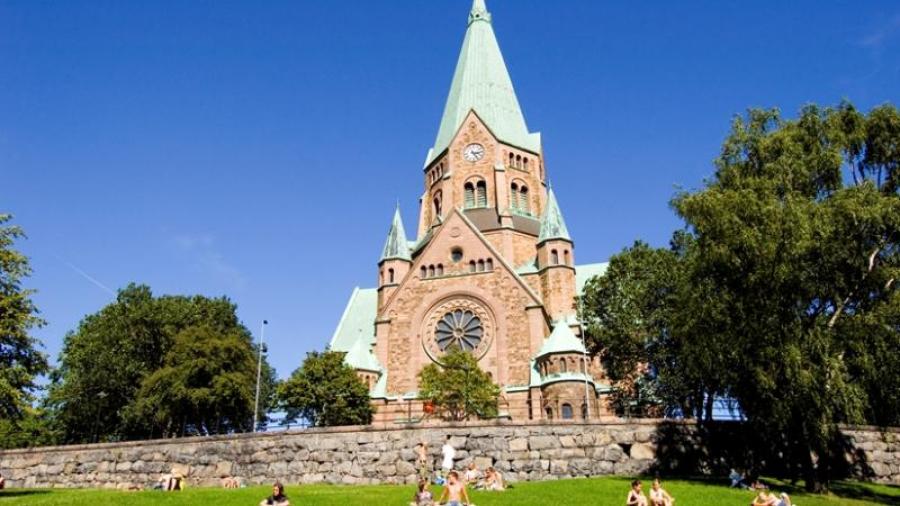 Vitabergsparken med Sofia Kyrka